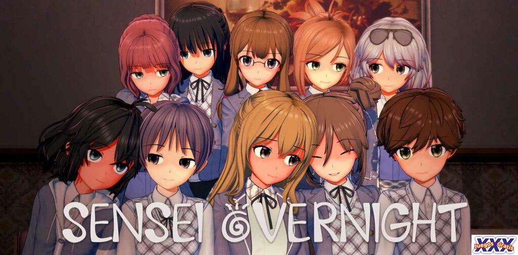 sensei overnight portada juegosXXXgratisCOM - Los mejores juegos porno gratis listos para descargar. Juegos XXX Gratis !.
