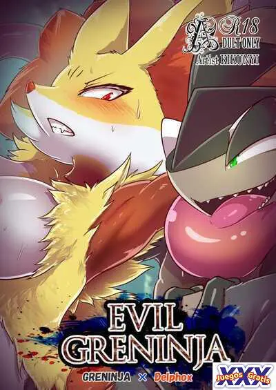 Evil Greninja x Delphox
