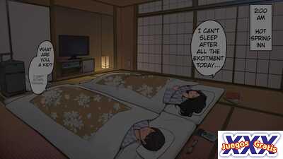Onsenryokan nite Kanojo to Nemurenai Yoru, Anmoku no Ryoukai de Hajimaru Sex