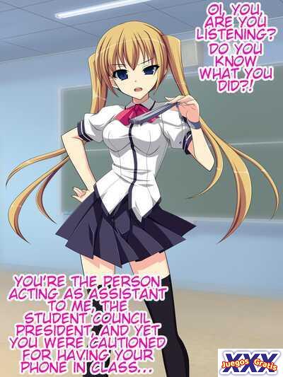 The Student Council President is Actually a Phimotic Dickgirl!