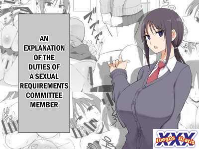An Explanation of the Duties of a Sexual Requirements Committee Member
