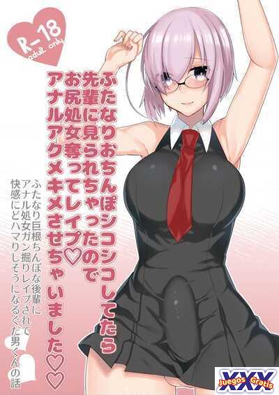 Futanari Ochinpo Shikoshikoshitetara Senpai ni Mirarechatta node Oshiri Shojo Ubatte Reipu Anaru Akume Kimesasechaimashita