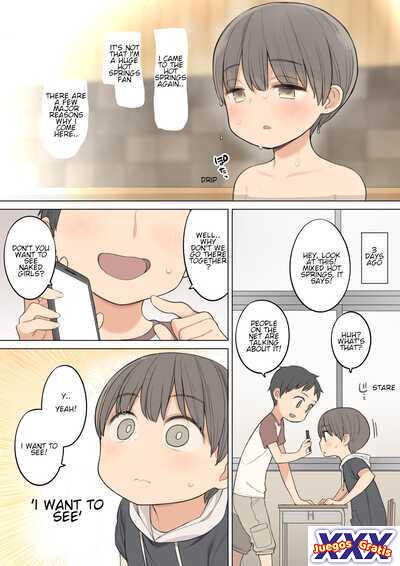 Konyoku Onsen de Toshiue no Onee-san ni Ippai Shasei Sasete Morau Hanashi