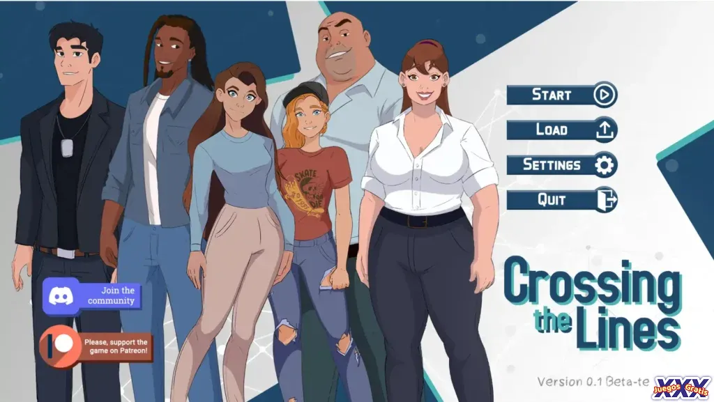 crossing the lines portada juegosXXXgratisCOM - Los mejores juegos porno gratis listos para descargar. Juegos XXX Gratis !.