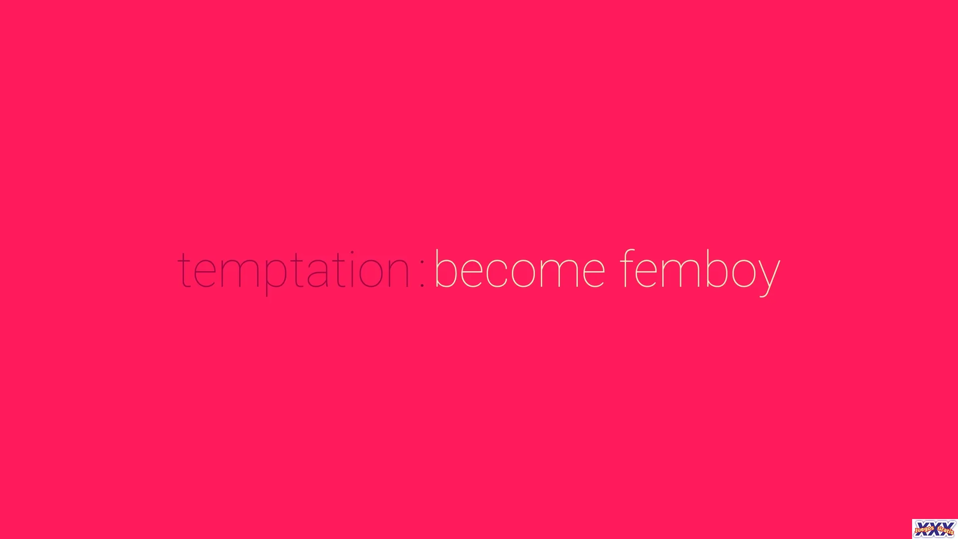 TEMPTATION: BECOME FEMBOY [V0.04A] [FEMBOY TEMPTATION]