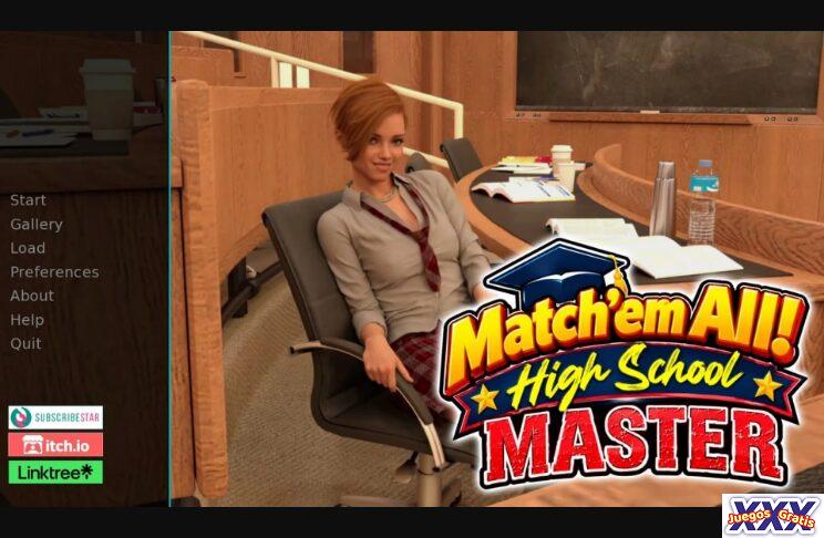 MATCH’EM ALL! – HIGH SCHOOL MASTER [V0.123] [PERVY BUNNY GAMES]